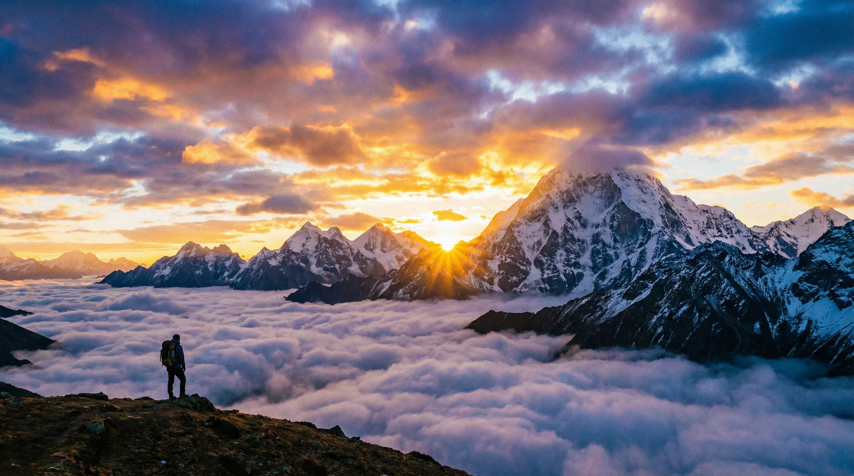 媚黑热门视频 - 高山云海日出